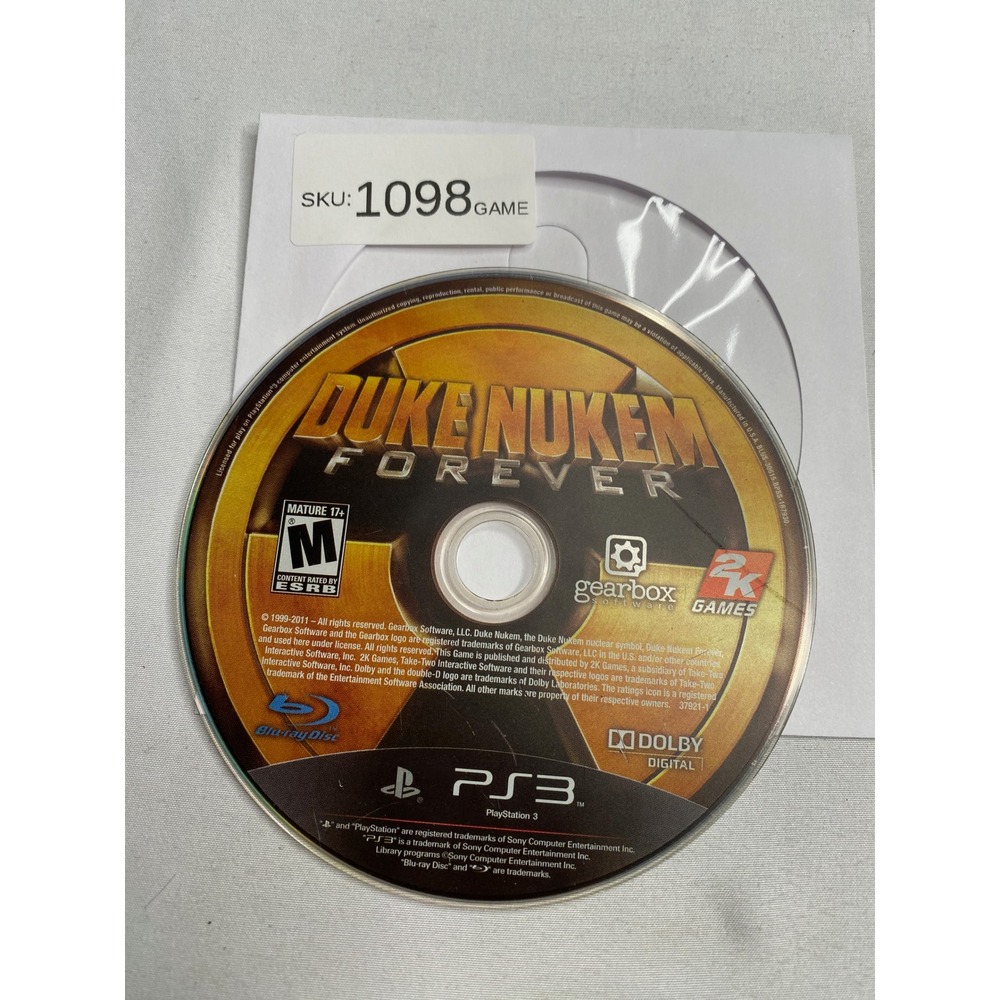 Duke Nukem Forever Sony PlayStation 3